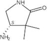 2-Pyrrolidinone, 4-amino-3,3-dimethyl-, (4S)-