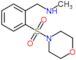 N-[(2-morpholinosulfonylphenyl)methyl]methanamine