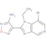 1,2,5-Oxadiazol-3-amine,4-(7-bromo-1-ethyl-1H-imidazo[4,5-c]pyridin-2-yl)-