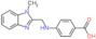 4-{[(1-methyl-1H-benzimidazol-2-yl)methyl]amino}benzoic acid