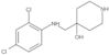 4-[[(2,4-Dichlorophenyl)amino]methyl]-4-piperidinol