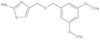 4-[[[(3,5-Dimethoxyphenyl)methyl]thio]methyl]-2-thiazolamine