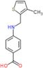 4-{[(3-methylthiophen-2-yl)methyl]amino}benzoic acid