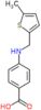 4-{[(5-methylthiophen-2-yl)methyl]amino}benzoic acid