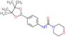 N-[4-(4,4,5,5-tetramethyl-1,3,2-dioxaborolan-2-yl)phenyl]morpholine-4-carboxamide