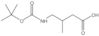 4-[[(1,1-Dimethylethoxy)carbonyl]amino]-3-methylbutanoic acid