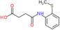 4-{[2-(methylsulfanyl)phenyl]amino}-4-oxobutanoic acid