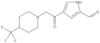 4-[2-[4-(Trifluoromethyl)-1-piperidinyl]acetyl]-1H-pyrrole-2-carboxaldehyde