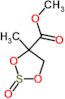methyl 4-methyl-2-oxo-1,3,2-dioxathiolane-4-carboxylate