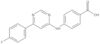 4-[[6-(4-Fluorophenyl)-4-pyrimidinyl]amino]benzoic acid