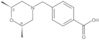 rel-4-[[(2R,6S)-2,6-Dimethyl-4-morpholinyl]methyl]benzoic acid