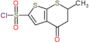 6-methyl-4-oxo-5,6-dihydro-4H-thieno[2,3-b]thiopyran-2-sulfonyl chloride