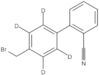 4′-(Bromomethyl)[1,1′-biphenyl-2′,3′,5′,6′-d<sub>4</sub>]-2-carbonitrile