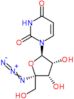 1-[(2R,3R,4S,5R)-5-azido-3,4-dihydroxy-5-(hydroxymethyl)tetrahydrofuran-2-yl]pyrimidine-2,4(1H,3...