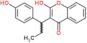 2-hydroxy-3-[1-(4-hydroxyphenyl)propyl]-4H-chromen-4-one
