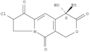 1H-Pyrano[3,4-f]indolizine-3,6,10(4H)-trione,7-chloro-4-ethyl-7,8-dihydro-4-hydroxy-, (4S)-