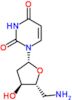 1-(5-amino-2,5-dideoxypentofuranosyl)pyrimidine-2,4(1H,3H)-dione