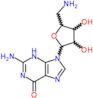 2-amino-9-(5-amino-5-deoxypentofuranosyl)-3,9-dihydro-6H-purin-6-one