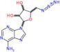 9-(5-deoxy-5-triaza-1,2-dien-2-ium-1-ylpentofuranosyl)-9H-purin-6-amine