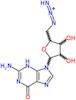 2-amino-9-(5-deoxy-5-triaza-1,2-dien-2-ium-1-ylpentofuranosyl)-3,9-dihydro-6H-purin-6-one