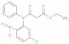 ethyl 3-[(5-chloro-2-nitrophenyl)phenylamino]-3-oxopropionate