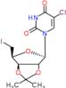 1-[(4R,6S,6aR)-6-(iodomethyl)-2,2-dimethyl-3a,4,6,6a-tetrahydrofuro[3,4-d][1,3]dioxol-4-yl]-5-ch...