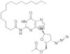 5'-O-ACETYL-3'-AZIDO-N2-PALMITOYL-2',3'-DIDEOXYGUANOSINE