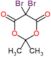 5,5-Dibromomeldrum's Acid (=5,5-Dibromo-2,2-dimethyl-4,6-dioxo-1,3-dioxane)