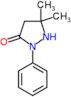 5,5-dimethyl-2-phenylpyrazolidin-3-one