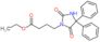 ethyl 4-(2,5-dioxo-4,4-diphenyl-imidazolidin-1-yl)butanoate