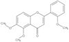 5,6-Dimethoxy-2-(2-methoxyphenyl)-4H-1-benzopyran-4-one