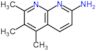 5,6,7-trimethyl-1,8-naphthyridin-2-amine
