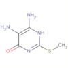 4(1H)-Pyrimidinone, 5,6-diamino-2-(methylthio)-