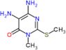 5,6-diamino-3-methyl-2-(methylsulfanyl)pyrimidin-4(3H)-one