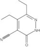 5,6-Diethyl-2,3-dihydro-3-oxo-4-pyridazinecarbonitrile