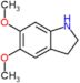 2,3-Dihydro-5,6-dimethoxy-1H-indole