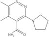 5,6-Diméthyl-3-(1-pyrrolidinyl)-4-pyridazinecarboxamide