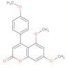 2H-1-Benzopyran-2-one, 5,7-dimethoxy-4-(4-methoxyphenyl)-