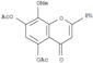 4H-1-Benzopyran-4-one,5,7-bis(acetyloxy)-8-methoxy-2-phenyl-