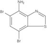 5,7-Dibromo-4-benzothiazolamine