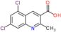 5,7-dichloro-2-methyl-quinoline-3-carboxylic acid