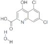 5,7-Dichloro-4-hydroxyquinoline-2-carboxylic acid monohydrate