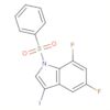 1H-Indole, 5,7-difluoro-3-iodo-1-(phenylsulfonyl)-