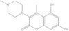 5,7-dihydroxy-4-methyl-3-(4-methylpiperazin-1-yl)-2H-chromen-2-one