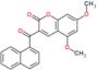 5,7-dimethoxy-3-(naphthalen-1-ylcarbonyl)-2H-chromen-2-one