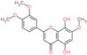 2-(3,4-Dimethoxyphenyl)-5,8-dihydroxy-3,7-dimethoxy-4H-1-benzopyran-4-one