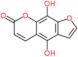 4,9-dihydroxy-7H-furo[3,2-g]chromen-7-one