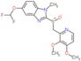 [5-(difluoromethoxy)-1-methyl-1H-benzimidazol-2-yl][(3,4-dimethoxypyridin-2-yl)methyl]sulfoniumolate