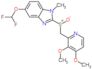 [5-(difluorometossi)-1-metil-1H-benzimidazol-2-il][(3,4-dimetossipiridin-2-il)metil]solfoniumolato