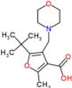 3-Furancarboxylic acid, 5-(1,1-dimethylethyl)-2-methyl-4-(4-morpholinylmethyl)-, hydrochloride (1:…